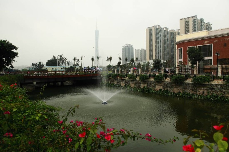 千年水乡猎德迎亚运:人水和谐水景靓 千年水乡猎德迎亚运:人水和谐水景靓